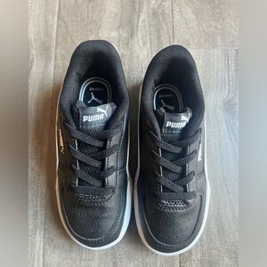 Puma Kids Sneakers Black with White Soles